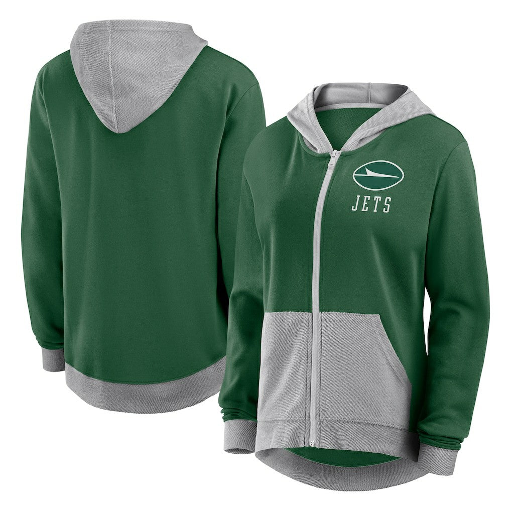 New York Jets Women's Hit It Full-Zip Hoodie Green | Fanatics