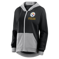 Pittsburgh Steelers Women's Hit It Full-Zip Hoodie Black | Fanatics