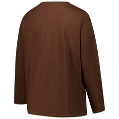 Cleveland Browns Women's Long Sleeve Scoop Neck T-Shirt Brown | Fanatics