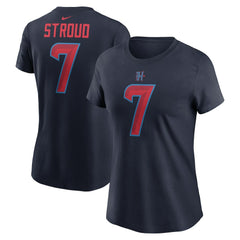 C.J. Stroud Houston Texans Women's Player Name & Number T-Shirt Navy | Nike for Sale