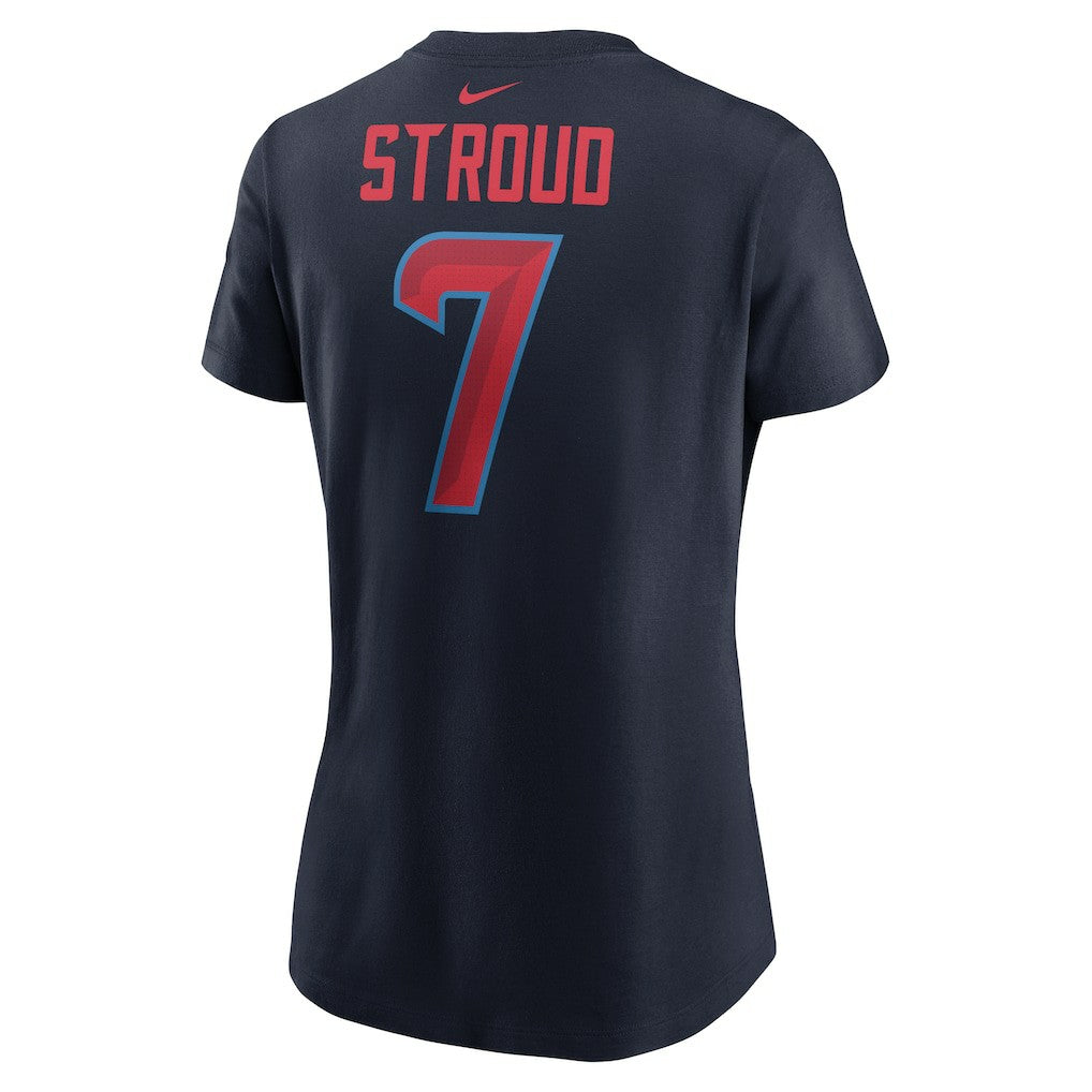 C.J. Stroud Houston Texans Women's Player Name & Number T-Shirt Navy | Nike for Sale