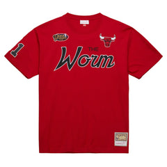 Dennis Rodman Chicago Bulls Premium Nickname T-Shirt Red - NBA