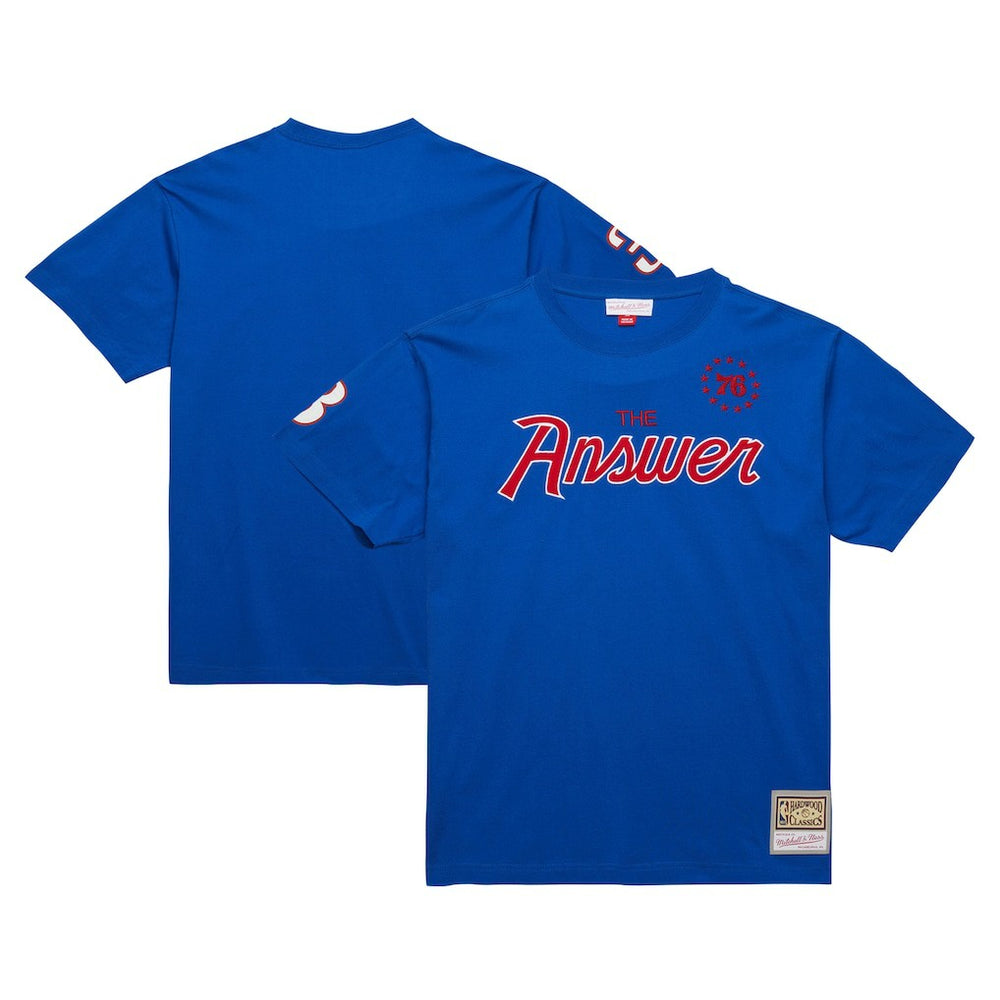 Allen Iverson Philadelphia 76ers Premium Nickname T-Shirt Royal - NBA