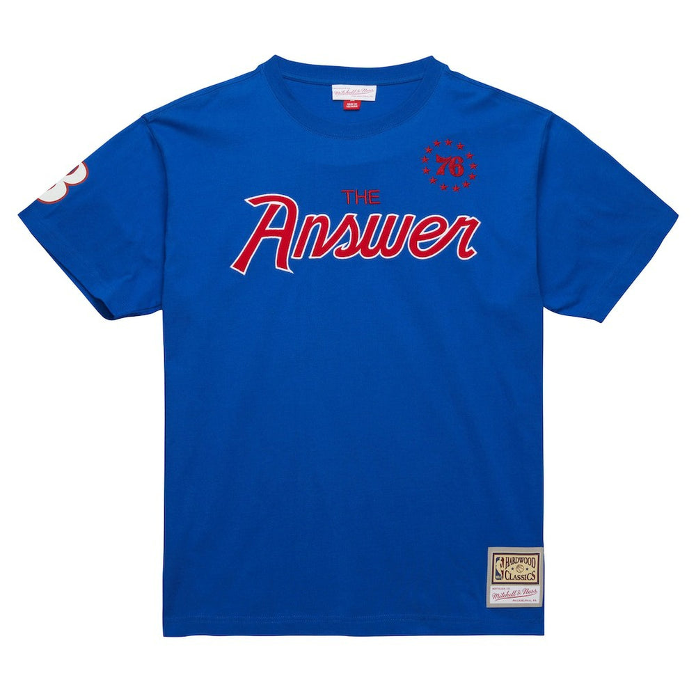 Allen Iverson Philadelphia 76ers Premium Nickname T-Shirt Royal - NBA