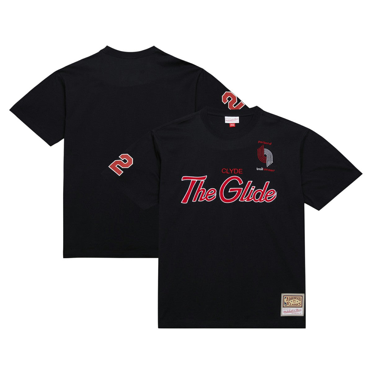 Clyde Drexler Portland Trail Blazers Premium Nickname T-Shirt Black - NBA