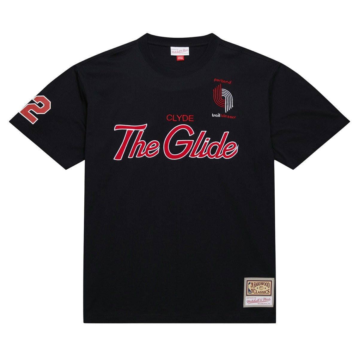 Clyde Drexler Portland Trail Blazers Premium Nickname T-Shirt Black - NBA