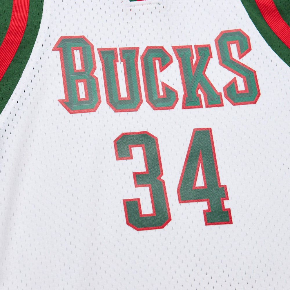 Giannis Antetokounmpo Milwaukee Bucks 2013/14 Hardwood Classics Swingman Jersey White - NBA