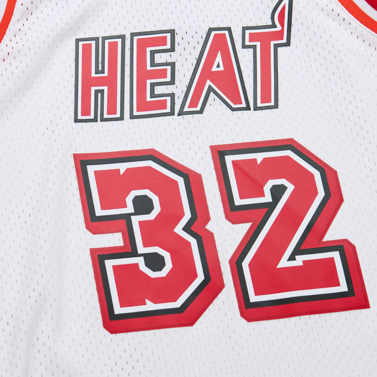 Shaquille O'Neal Miami Heat 2007/08 Hardwood Classics Swingman Jersey White - NBA