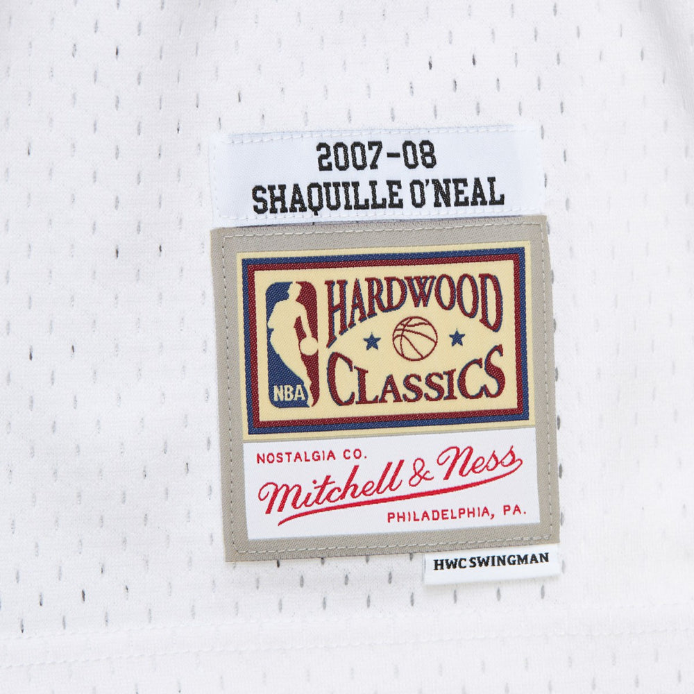 Shaquille O'Neal Miami Heat 2007/08 Hardwood Classics Swingman Jersey White - NBA