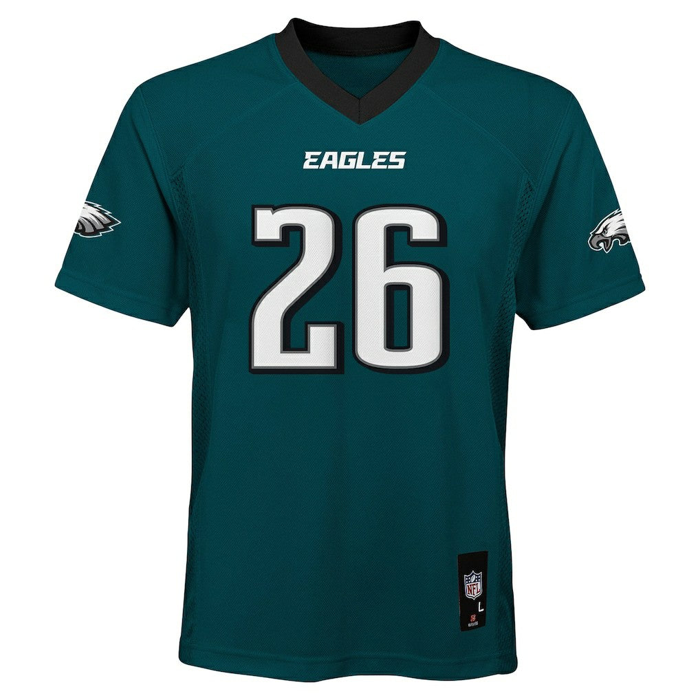 Saquon Barkley Philadelphia Eagles Preschool Replica Player Jersey Midnight Green | NFL
