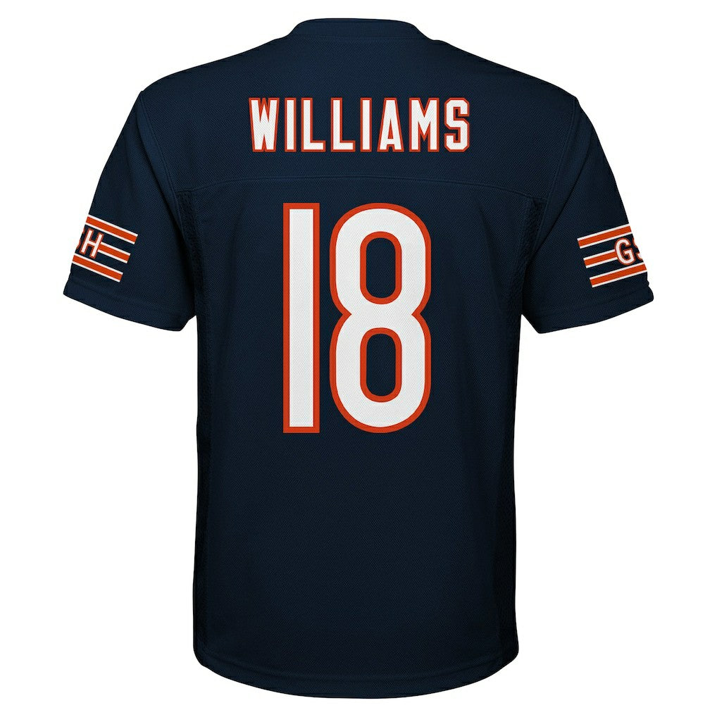 Caleb Williams Chicago Bears Youth Replica Player Jersey Navy | NFL