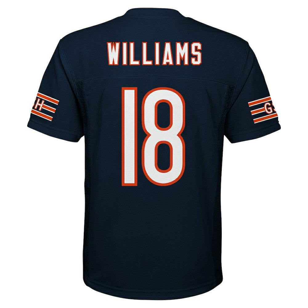 Caleb Williams Chicago Bears Youth Replica Player Jersey Navy | NFL