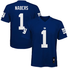 Malik Nabers New York Giants Youth Replica Player Jersey Royal | NFL