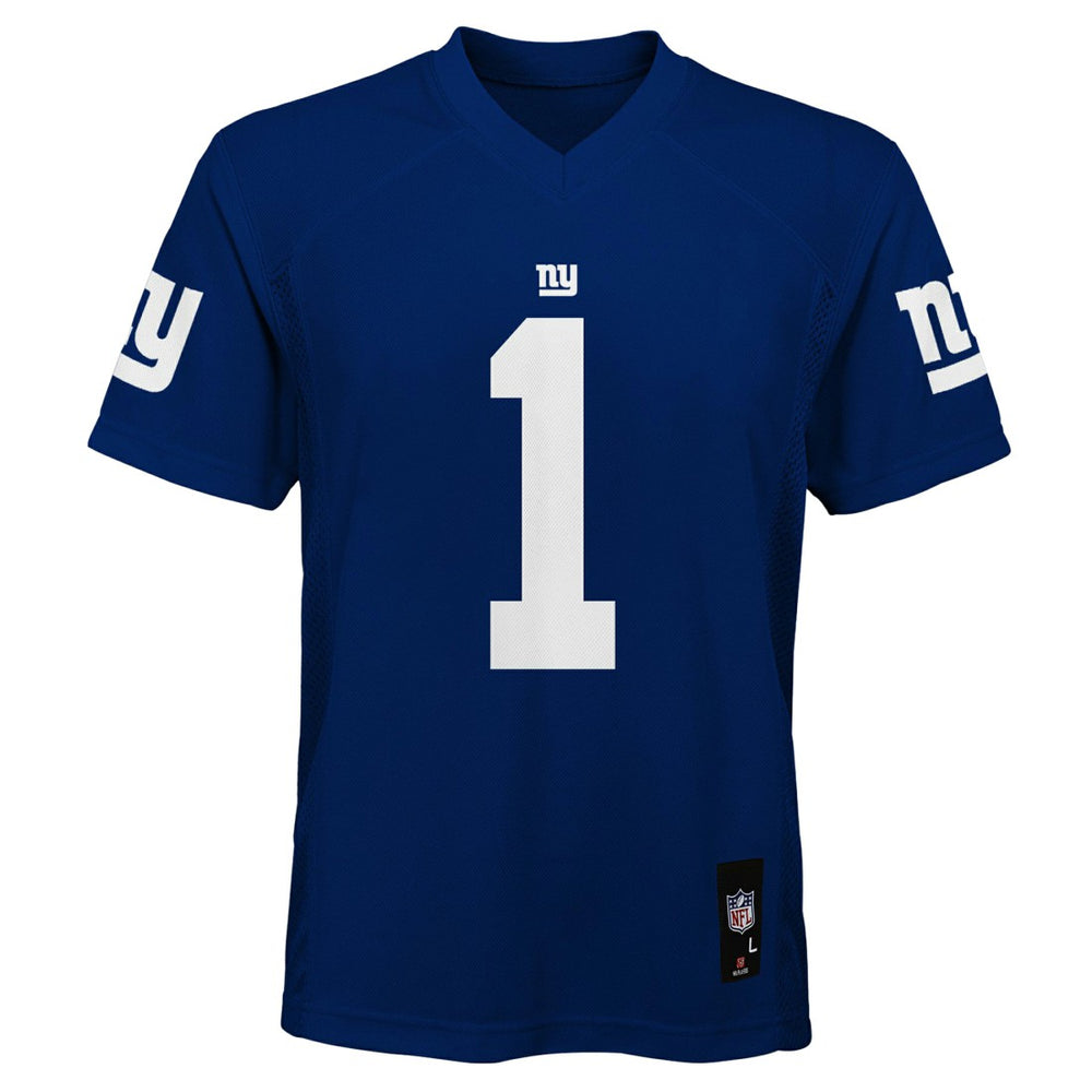 Malik Nabers New York Giants Youth Replica Player Jersey Royal | NFL