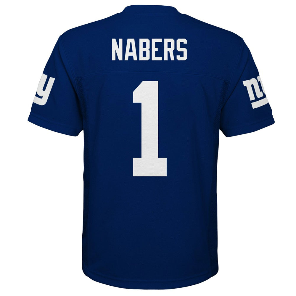 Malik Nabers New York Giants Youth Replica Player Jersey Royal | NFL