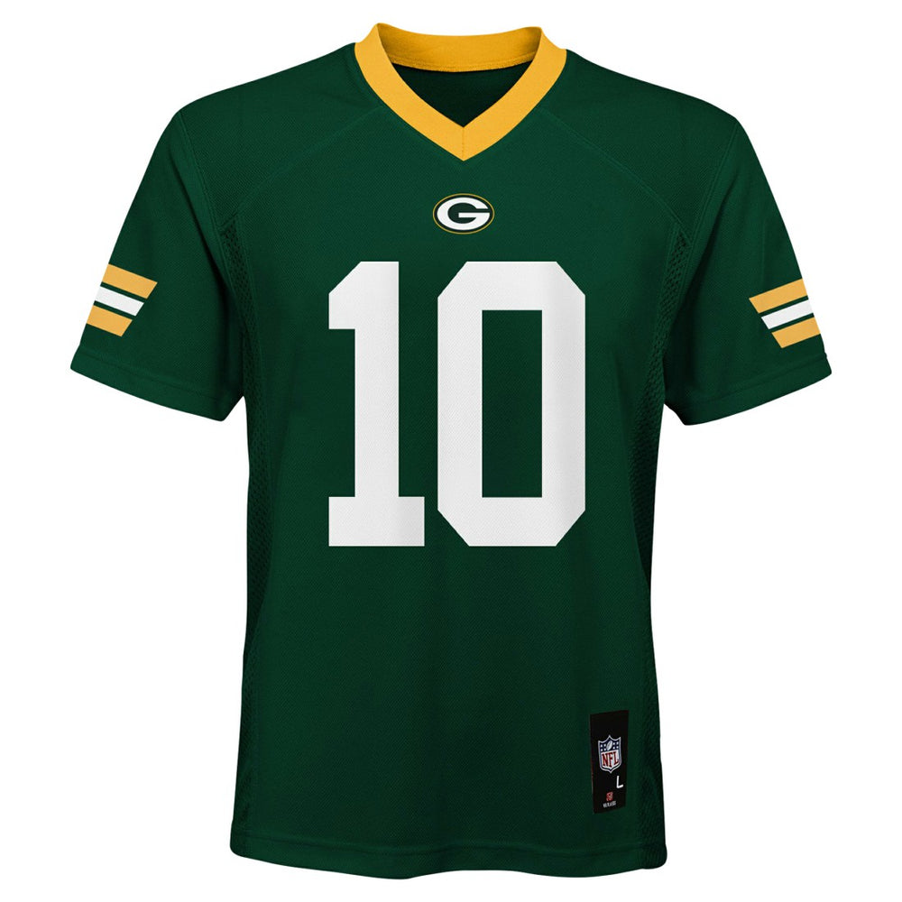 Jordan Love Green Bay Packers Youth Replica Player Jersey Green | NFL