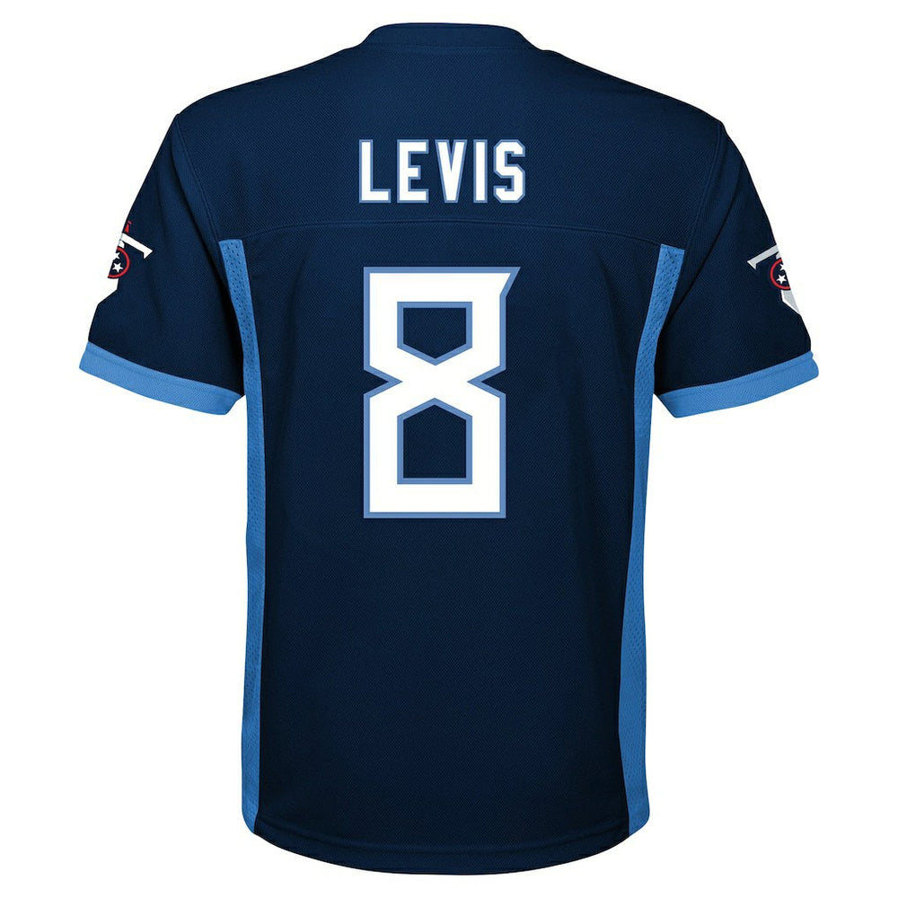 Will Levis Tennessee Titans Youth Replica Player Jersey Navy | NFL