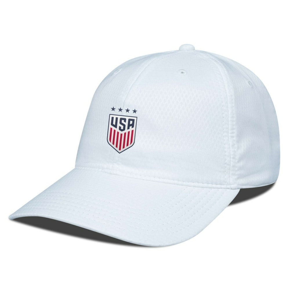 USWNT Levelwear Matrix Insignia Core Adjustable Hat White - FIFA World CUP