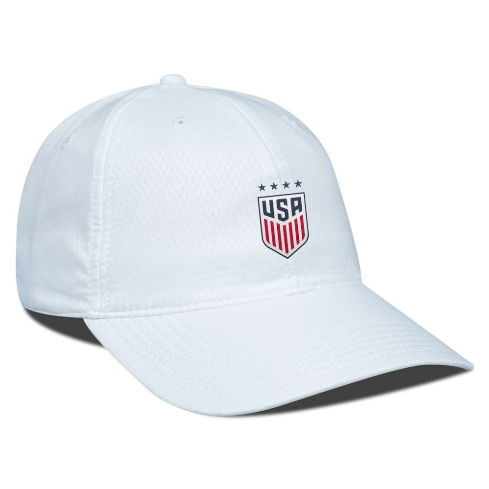 USWNT Levelwear Matrix Insignia Core Adjustable Hat White - FIFA World CUP