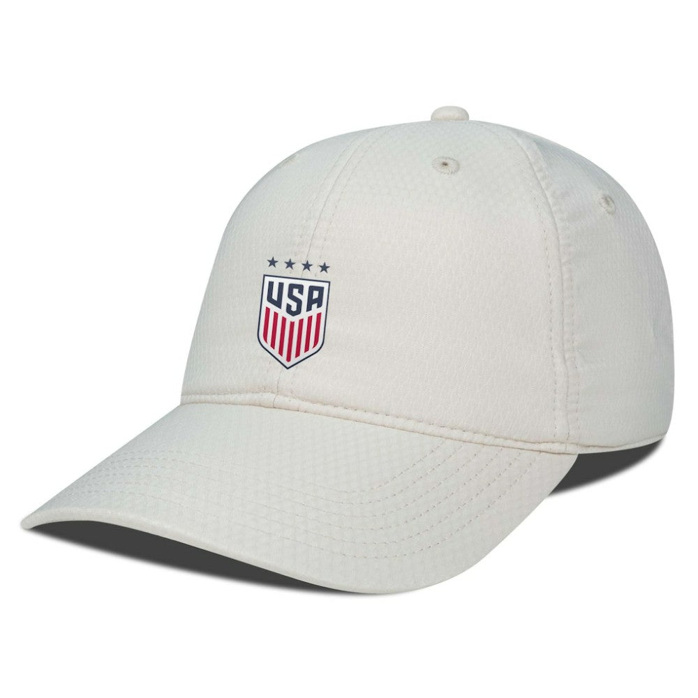 USWNT Levelwear Matrix Insignia Core Adjustable Hat Khaki - FIFA World CUP