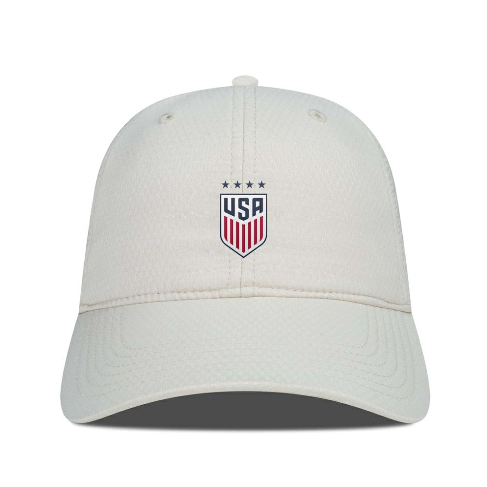 USWNT Levelwear Matrix Insignia Core Adjustable Hat Khaki - FIFA World CUP