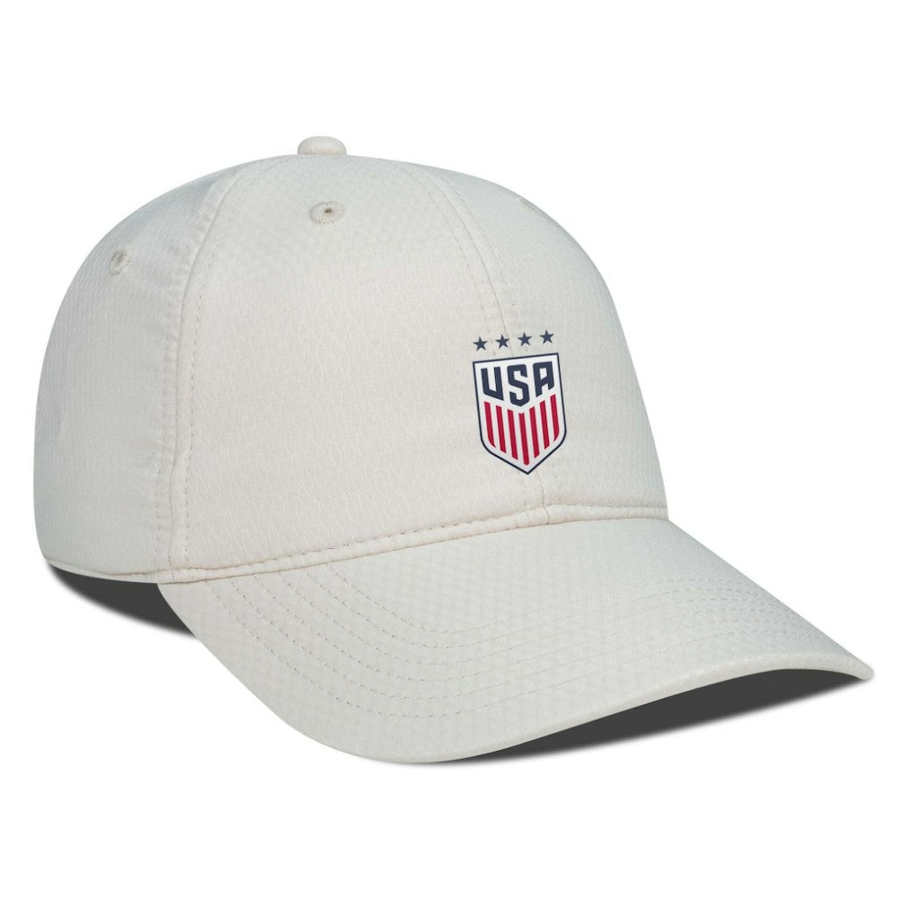 USWNT Levelwear Matrix Insignia Core Adjustable Hat Khaki - FIFA World CUP