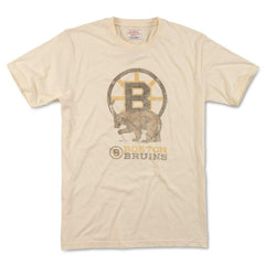 Boston Bruins American Needle Brass Tacks T-Shirt - Cream - NHL
