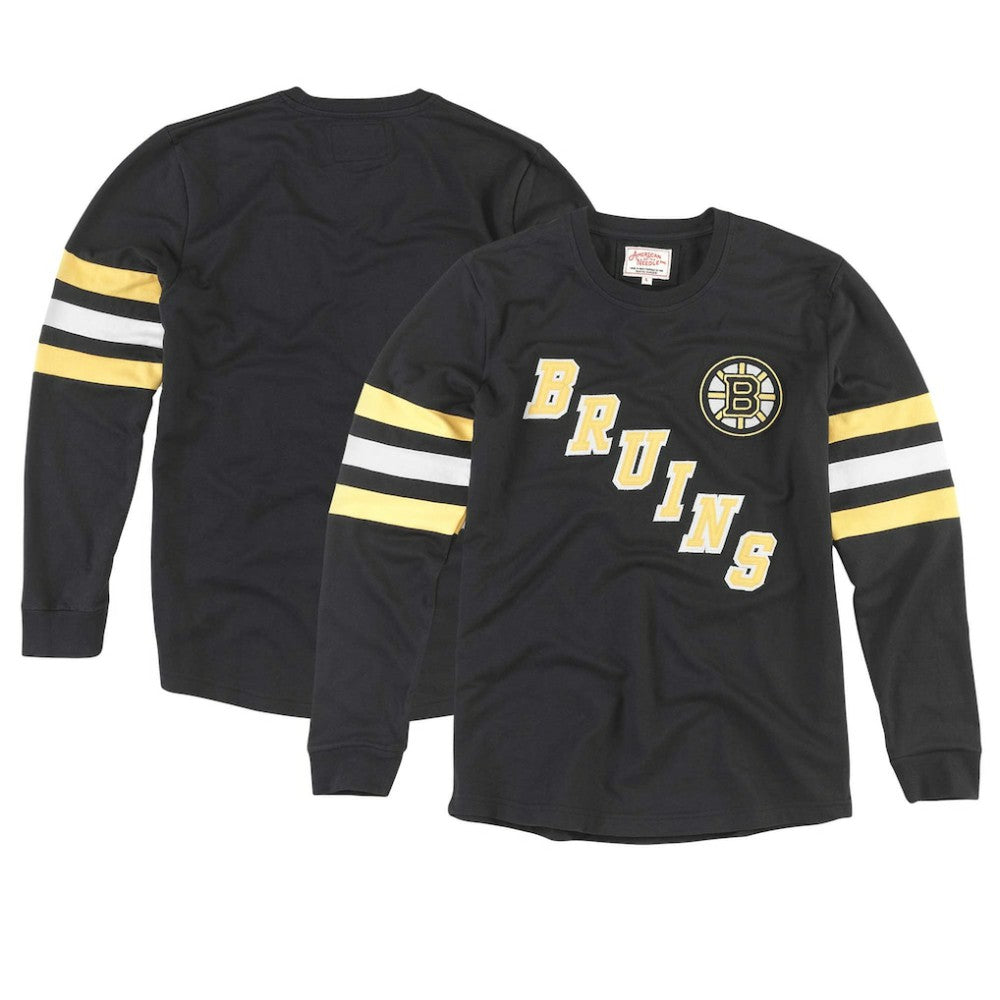 Boston Bruins American Needle Sudbury Long Sleeve T-Shirt - Black - NHL
