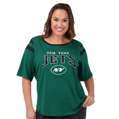 New York Jets G-III 4Her by Carl Banks Women's Plus Size Linebacker T-Shirt Green | NFL