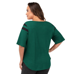 New York Jets G-III 4Her by Carl Banks Women's Plus Size Linebacker T-Shirt Green | NFL