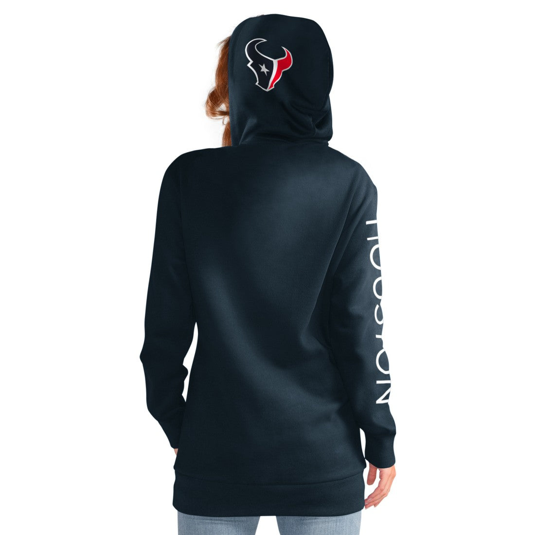 Houston Texans G-III 4Her by Carl Banks Women's Extra Inning Pullover Hoodie Navy | NFL