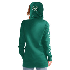 New York Jets G-III 4Her by Carl Banks Women's Extra Inning Pullover Hoodie Green | NFL