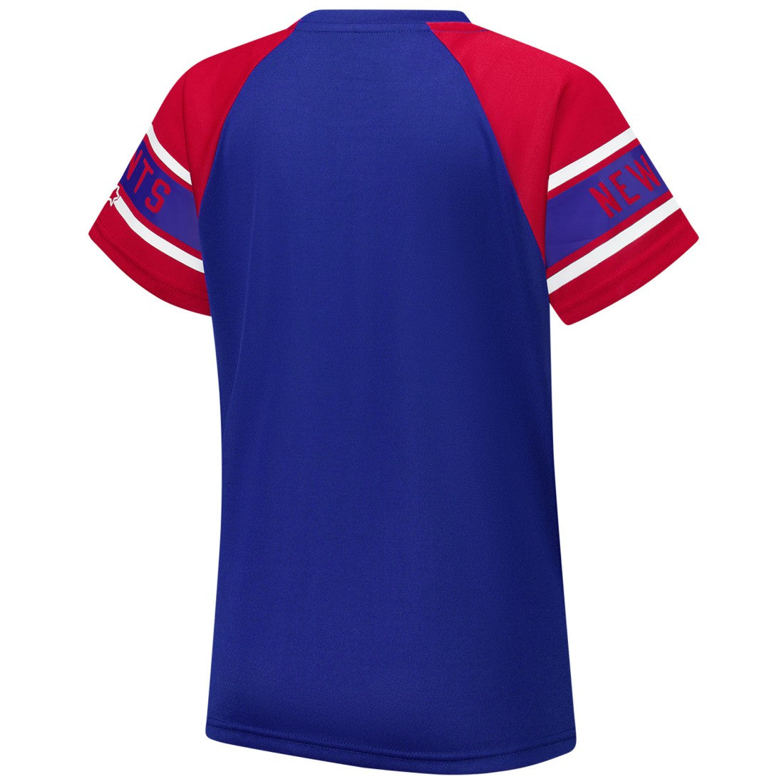 New York Giants Starter Women's 1st Rounder Color Block Raglan Top Royal | NFL