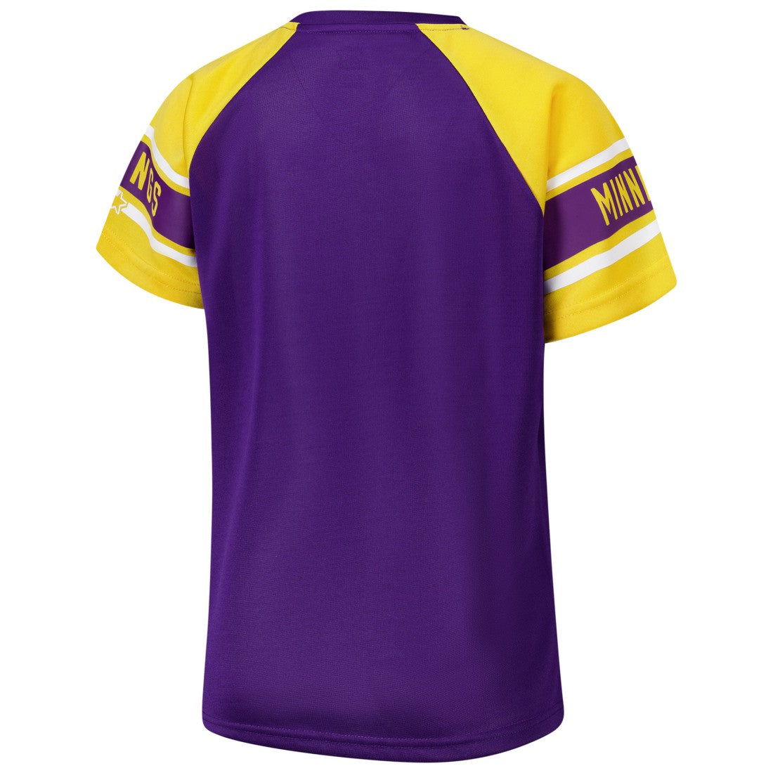 Minnesota Vikings Starter Women's 1st Rounder Color Block Raglan Top Purple | NFL