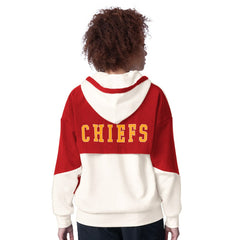 Kansas City Chiefs Starter Women's Scrimmage Full-Zip Hoodie White | NFL