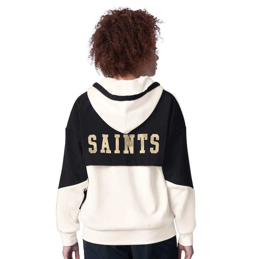 New Orleans Saints Starter Women's Scrimmage Full-Zip Hoodie White | NFL
