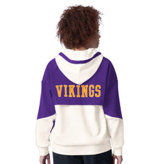Minnesota Vikings Starter Women's Scrimmage Full-Zip Hoodie White | NFL