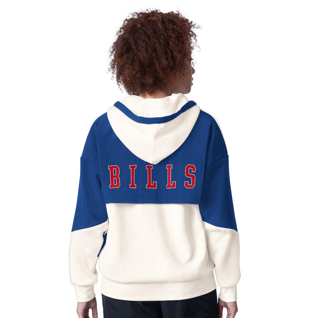Buffalo Bills Starter Women's Scrimmage Full-Zip Hoodie White | NFL