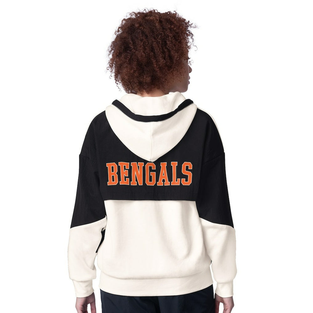 Cincinnati Bengals Starter Women's Scrimmage Full-Zip Hoodie White | NFL