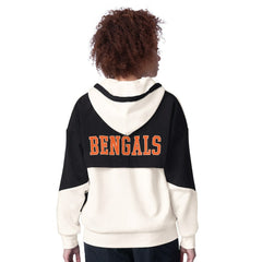 Cincinnati Bengals Starter Women's Scrimmage Full-Zip Hoodie White | NFL