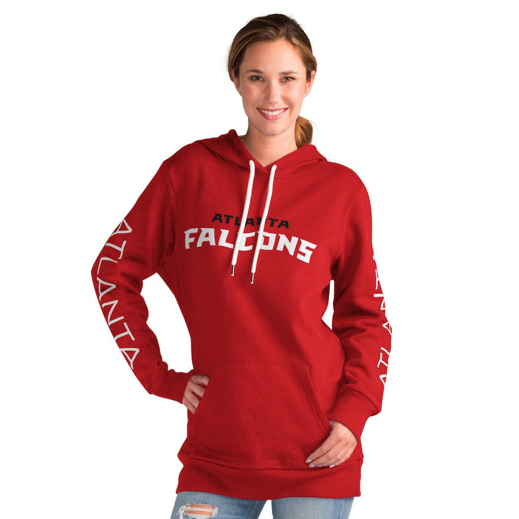 Atlanta Falcons G-III 4Her by Carl Banks Women's Extra Inning Pullover Hoodie Red | NFL