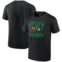 Boston Celtics 2024 NBA Finals Champions Ball Screen Ring T-Shirt Black - NBA