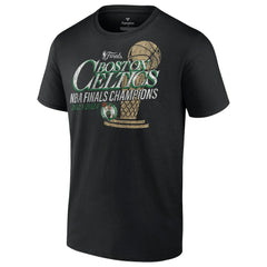 Boston Celtics 2024 NBA Finals Champions Fast Break Finish Trophy T-Shirt Black - NBA