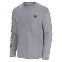 Jacksonville Jaguars Oasis Endzone Lux Long Sleeve T-Shirt Gray | Tommy Bahama