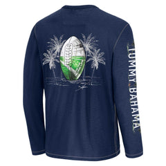 Dallas Cowboys Oasis Endzone Lux Long Sleeve T-Shirt Blue | Tommy Bahama