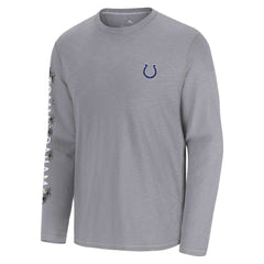 Indianapolis Colts Oasis Endzone Lux Long Sleeve T-Shirt Gray | Tommy Bahama