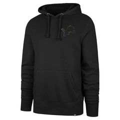Detroit Lions '47 Pride Headline Pullover Hoodie Black | 47 brand