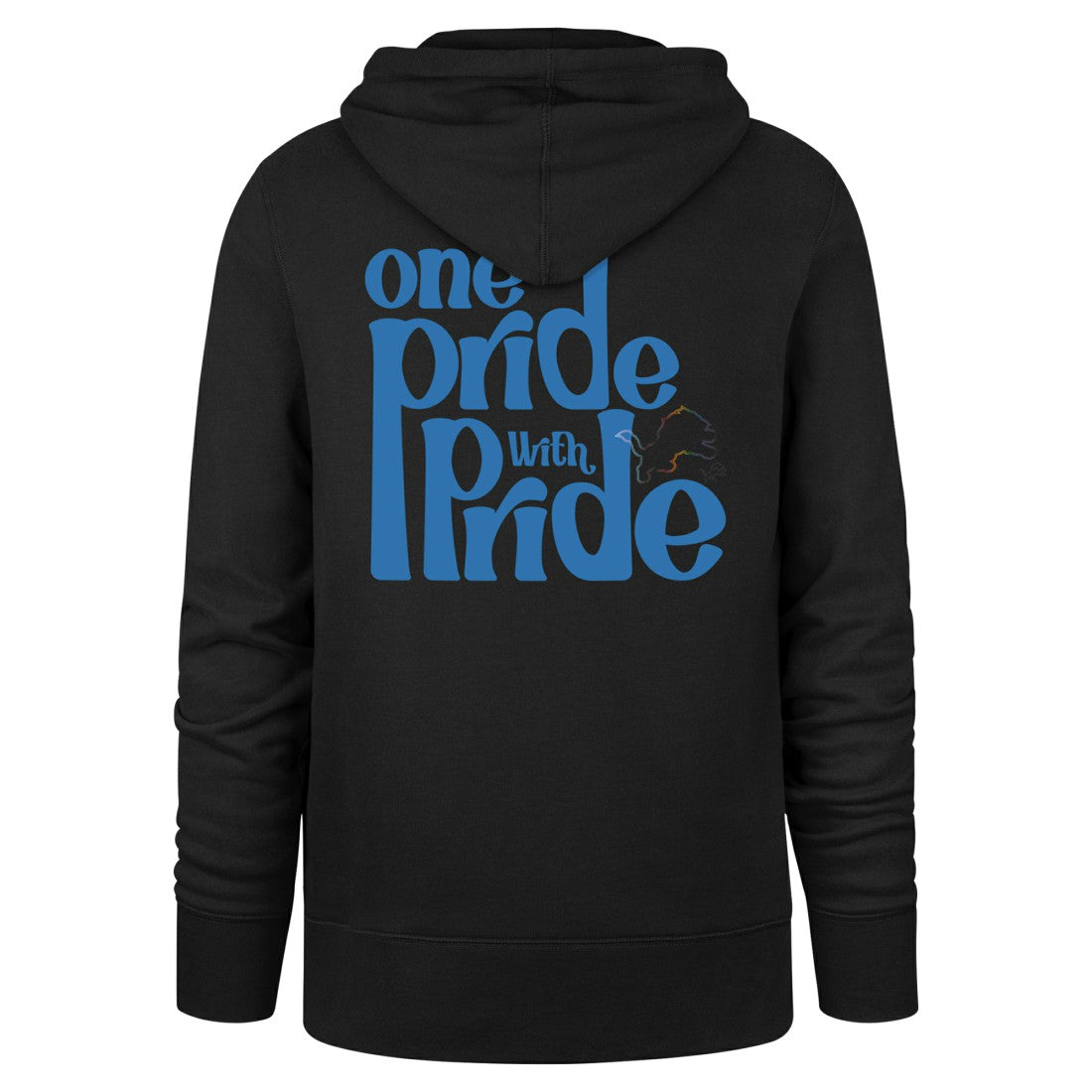 Detroit Lions '47 Pride Headline Pullover Hoodie Black | 47 brand