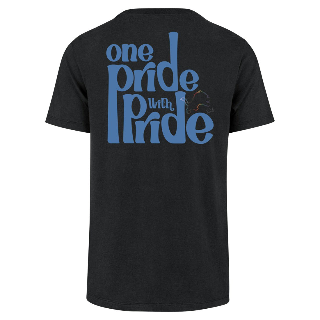 Detroit Lions '47 Pride Franklin T-Shirt Black | 47 brand
