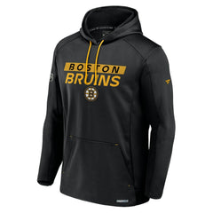 Boston Bruins Fanatics Big & Tall Authentic Pro Pullover Hoodie - Black - NHL